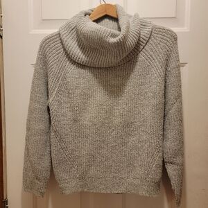 Debut cowl neck sweater grey size medium / large